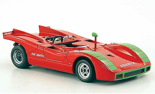 Fiat 2000 Abarth 1/43 Hachette Sport Spider (SE019) rot 1970 modellautos