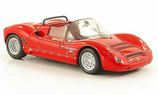 Fiat Abarth 1000 SP 1/43 Hachette rot 1966 modellautos