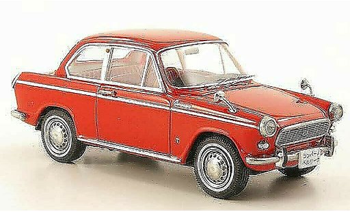 Daihatsu Compagno Berline 1/43 Ebbro Berlina 800 rot modellautos