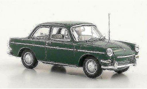 Volkswagen 1600 Base 1/43 Minichamps gr&Atilde;&frac14;n 1966 modellautos