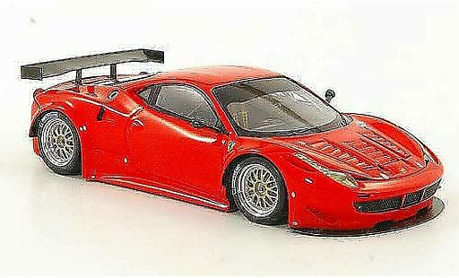 Ferrari 458 Italia GT2 1/43 Fujimi rot Prasentationsfahrzeug 2011 modellautos