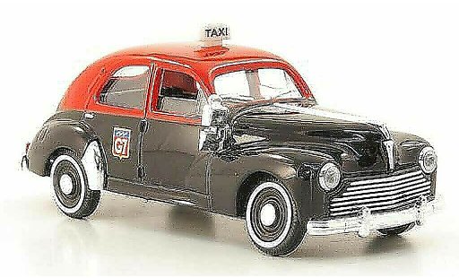 Peugeot 203 Berline 1/43 Solido Limousine Taxi schwarz/rot 1954 modellautos