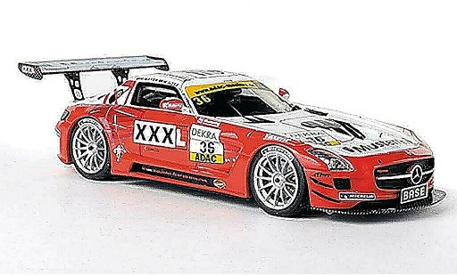 Mercedes SLS GT3 1/43 Schuco AMG No.36 Musterring - MS Racing M.Mayer / M.Gotz ADAC GT Masters-Saison 2011 modellautos