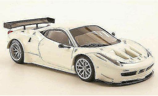 Ferrari 458 Italia GT2 1/43 Look Smart weiss Plain Body Version modellautos