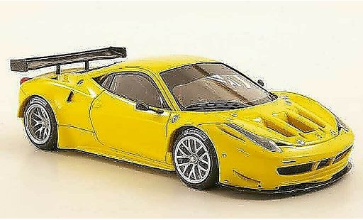 Ferrari 458 Italia GT2 1/43 Look Smart gelb Plain Body Version modellautos