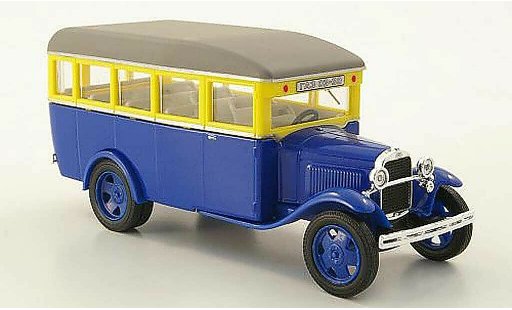 Gaz 03-30 Base 1/43 Nash Avtoprom blau/gelb/grau modellautos