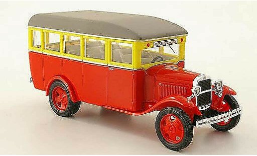 Gaz 03-30 Base 1/43 Nash Avtoprom rot/gelb/grau modellautos