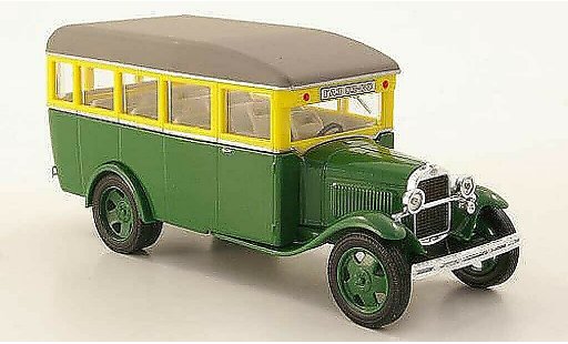 Gaz 03-30 Base 1/43 Nash Avtoprom gr&Atilde;&frac14;n/gelb/grau modellautos