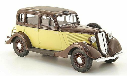 Gaz M1 Taxi 1/43 Nash Avtoprom braun/beige modellautos
