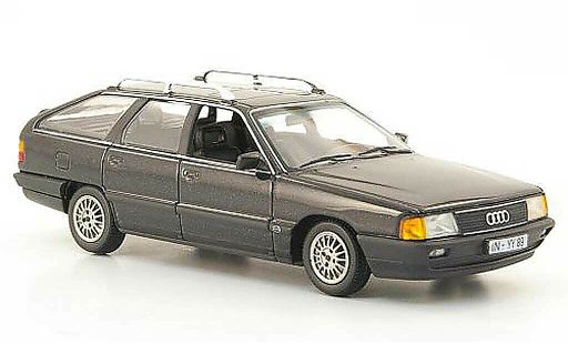 Audi 100 avant 1/43 Minichamps (C3) grau 1990 modellautos
