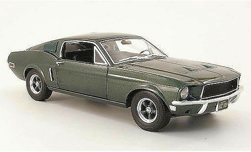 Ford Mustang Bullitt 1/18 Greenlight gt gr&Atilde;&frac14;n 1968 modellautos
