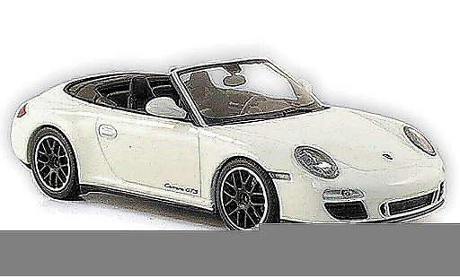 Porsche 911 GTS 1/43 Minichamps Carrera Cabrio weiss 2011 modellautos