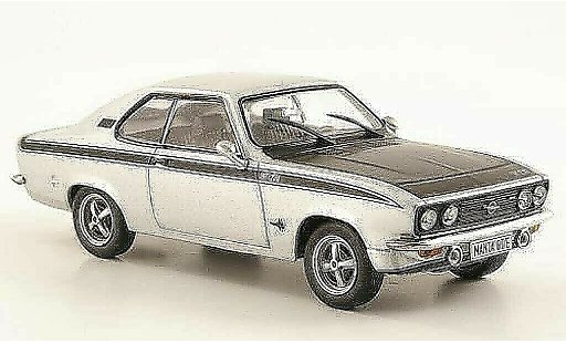 Opel Manta A 1/43 Hachette GT/E grau /schwarz (ohne Magazin) 1974 modellautos