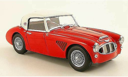 Austin Healey 3000 roadster 1/18 Kyosho MK1 rot/elfenbein Protoype RHD modellautos