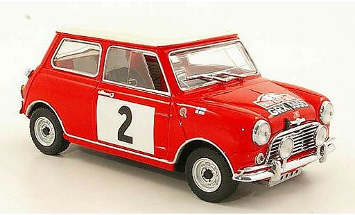 Austin Mini rallye 1/18 Kyosho 1275S No.2 Rally Monte Carlo 1966 modellautos