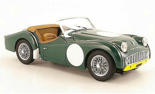 Triumph TR3 A 1/18 Kyosho Racing gr&Atilde;&frac14;n RHD modellautos