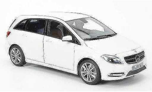 Mercedes Classe B Base 1/18 Norev B180 weiss 2011 modellautos