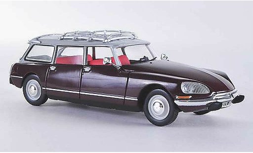 Citroen ID 19 Break 1/43 Norev Kombi rot/grau 1968 modellautos