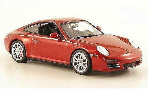 Porsche 911 4S 1/43 Minichamps Carrera (II) rot 2008 modellautos