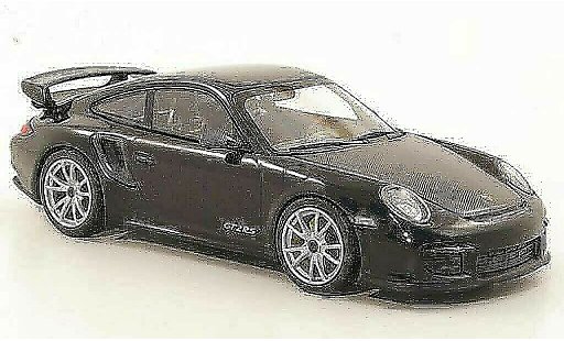Porsche 911 GT2 RS 1/43 Minichamps 2010 (II) schwarz/carbonoptik grau ne Felgen modellautos