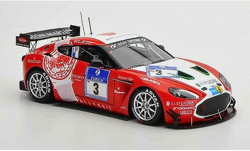 Aston Martin V12 Zagato coupe 1/43 Minichamps Zagato No.3 24h Nurburgring 2011 modellautos