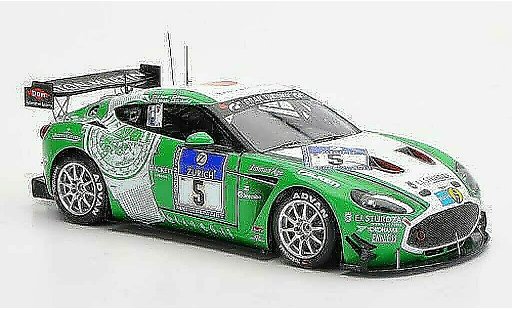 Aston Martin V12 Zagato coupe 1/43 Minichamps Zagato No.5 24h Nurburgring 2011 modellautos