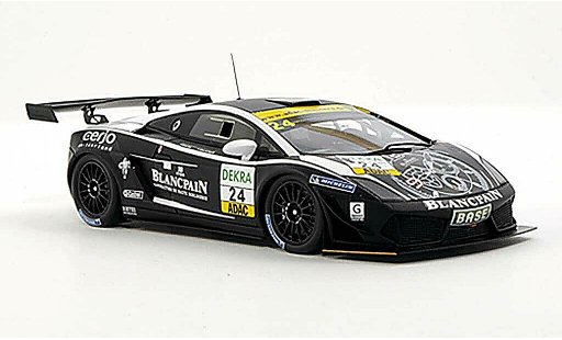 Lamborghini Gallardo LP600-4 1/43 Minichamps No.24 Reiter Engineering M.A.Hayek / P.Kox ADAC GT Masters-Saison 2011 modellautos