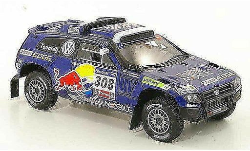 Volkswagen Touareg Dakar 1/43 Spark Race 3 No.308 Red Bull Mobile Rally 2011 modellautos