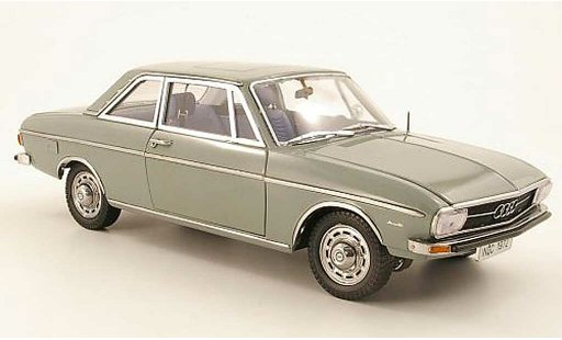Audi 100 berline 1/18 Signature (C1) 2 portes grau gr&Atilde;&frac14;n 1972 modellautos