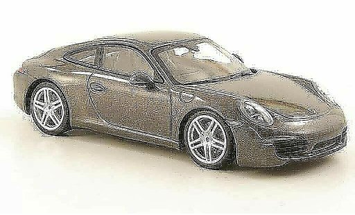 Porsche 911 Carrera 1/43 Minichamps grau 2011 modellautos