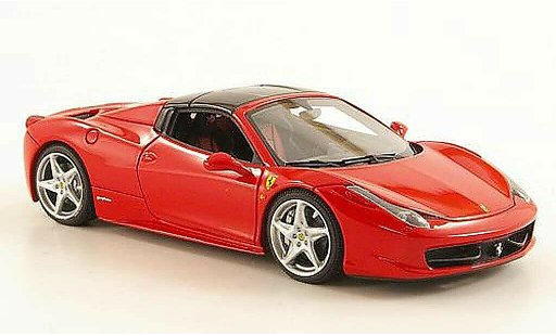 Ferrari 458 Italia Spider 1/43 Look Smart rot/schwarz modellautos