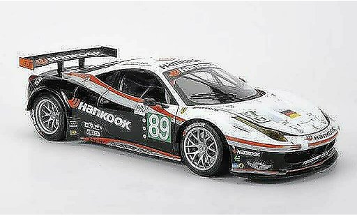 Ferrari 458 Italia GT2 1/18 Hot Wheels Elite No.89 Farnbacher Racing Hankook Farnbacher / Simonsen / Keen 24h Le Mans 2011 modellautos