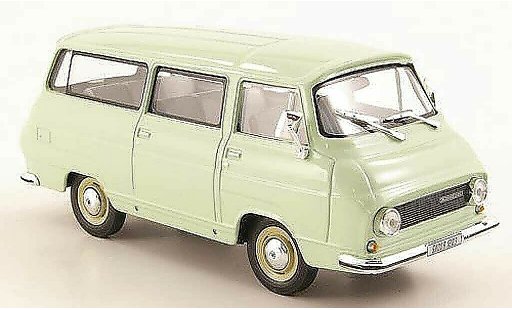 Skoda 1203 Kastenwagen 1/43 Abrex Lieferwagen gr&Atilde;&frac14;n modellautos