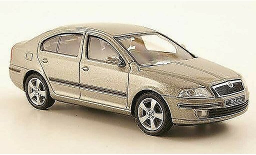 Skoda Octavia Limousine 1/43 Abrex graubeige modellautos