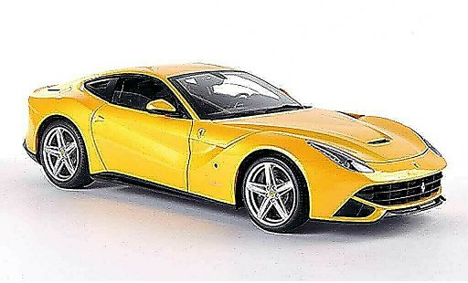 Ferrari F12 Berlinetta 1/18 Hot Wheels Elite 2 Limousine gelb (Elite) modellautos