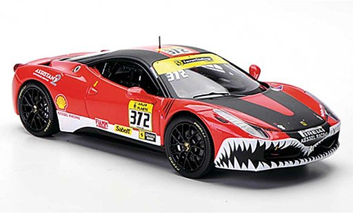Ferrari 458 Challenge 1/43 Hot Wheels Elite No.372 Kessel Racing 2011 modellautos