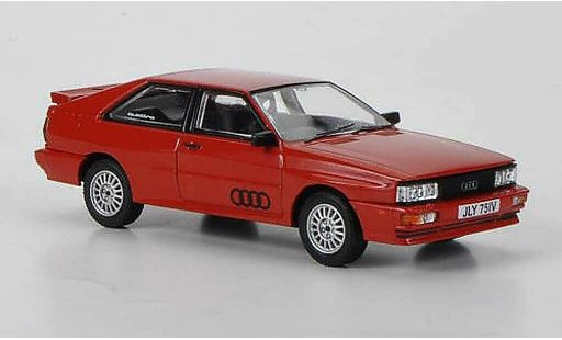 Audi Quattro coupe 1/43 Corgi rot 'Ashes to Ashes' RHD modellautos