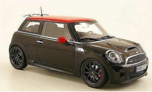 Mini Cooper JCW 1/18 Kyosho (R56) schwarz/rot modellautos