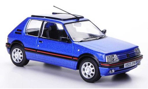 Peugeot 205 GTI 1/43 Vanguards 1.9 blau Top Gear modellautos