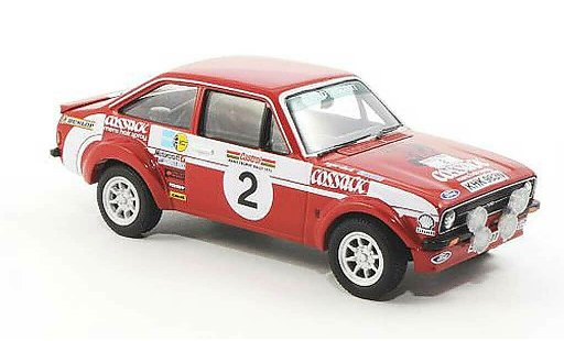 Ford Escort RS 1800 1/43 Vanguards MkII No.2 Cossack R.Clark / J.Porter Manx Rally 1975 modellautos