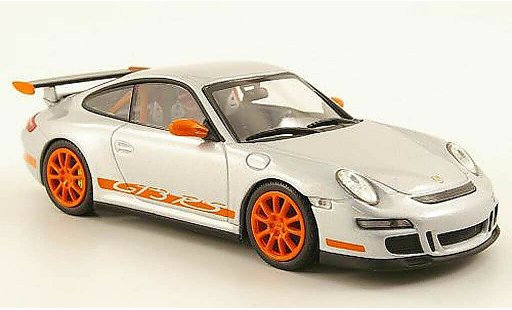 Porsche 911 GT3 RS 1/43 Minichamps grau /orange modellautos