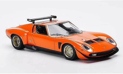 Lamborghini Miura Jota 1/43 FrontiArt SVR orange 1972 modellautos