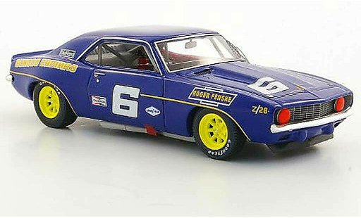 Chevrolet Camaro SS 1/43 Spark No.6 M.Donohue Trans Am 1969 modellautos