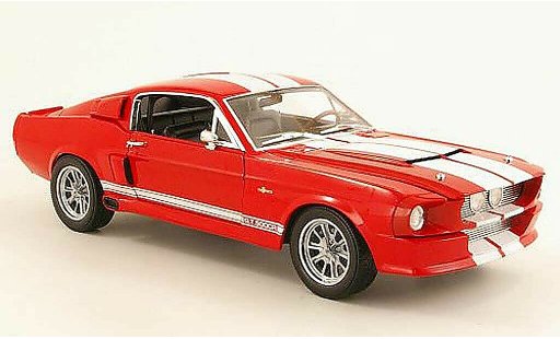 Shelby GT 500 CR 1/18 Shelby Collectibles rot/weiss 1967 modellautos