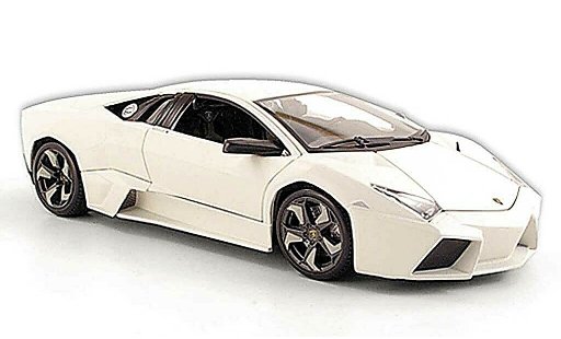 Lamborghini Murcielago Reventon 1/18 Burago weiss 2007 modellautos