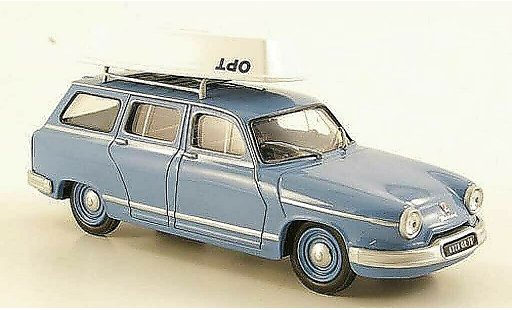 Panhard PL 17 Break 1/43 Eligor Kombi blau avec Boot modellautos