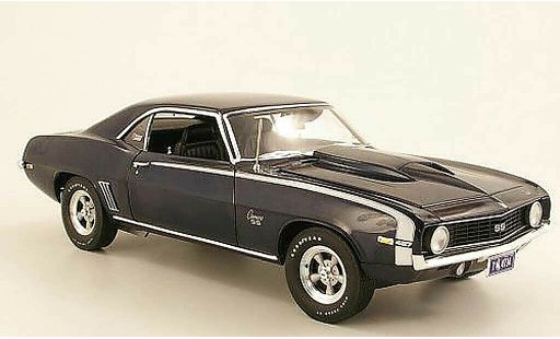 Chevrolet Camaro Z28 1/18 Highway 61 Baldwin Motion blau 1969 modellautos
