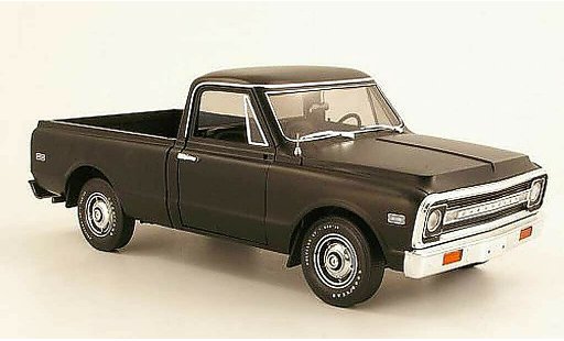 Chevrolet C-10 Pickup 1/18 Highway 61 Fleetside Pick Up schwarz 1972 modellautos