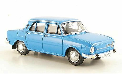 Skoda 110 Base 1/43 Abrex blau 1969 modellautos