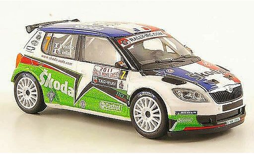 Skoda Fabia S2000 1/43 Abrex No.7 Vouilloz/Veillas Rally Monte Carlo 2011 modellautos